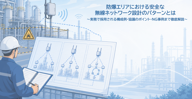 防爆エリアにおける安全な無線ネットワーク設計のパターンとは ~実務で採用される構成例・協議のポイント・NG事例まで徹底解説~