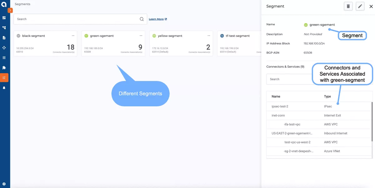 Alkira CXP Segmentation Configuration Example