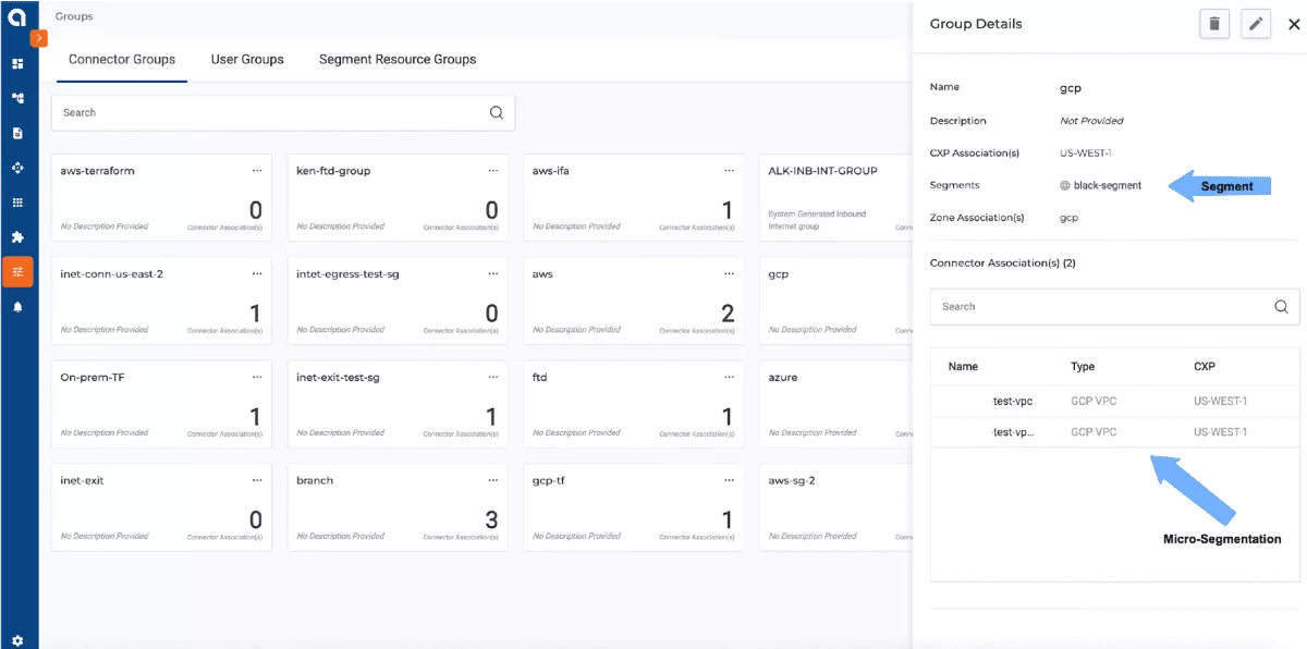 Alkira CXP Micro-Segmentation Configuration Example