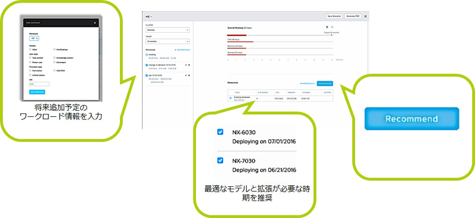 1 クリックでシュミレーション