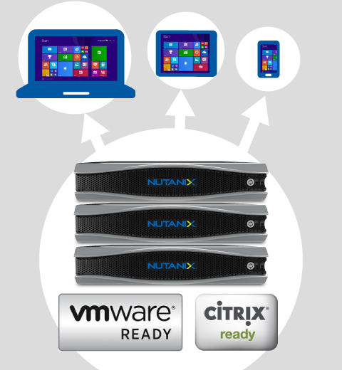 NutanixはCitrixとVMwareのVDIソリューションが事前検証済み