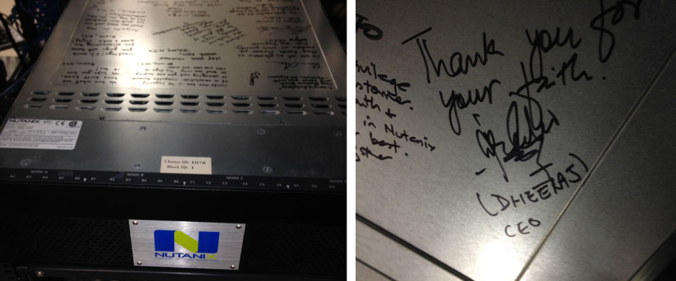 Nutanix日本初号機