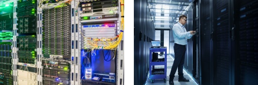 自社ラボで動作検証