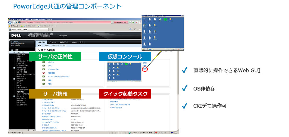 iDRAC管理ツールと連携したPrismで運用を効率化iDRAC管理ツールと連携したPrismで運用を効率化